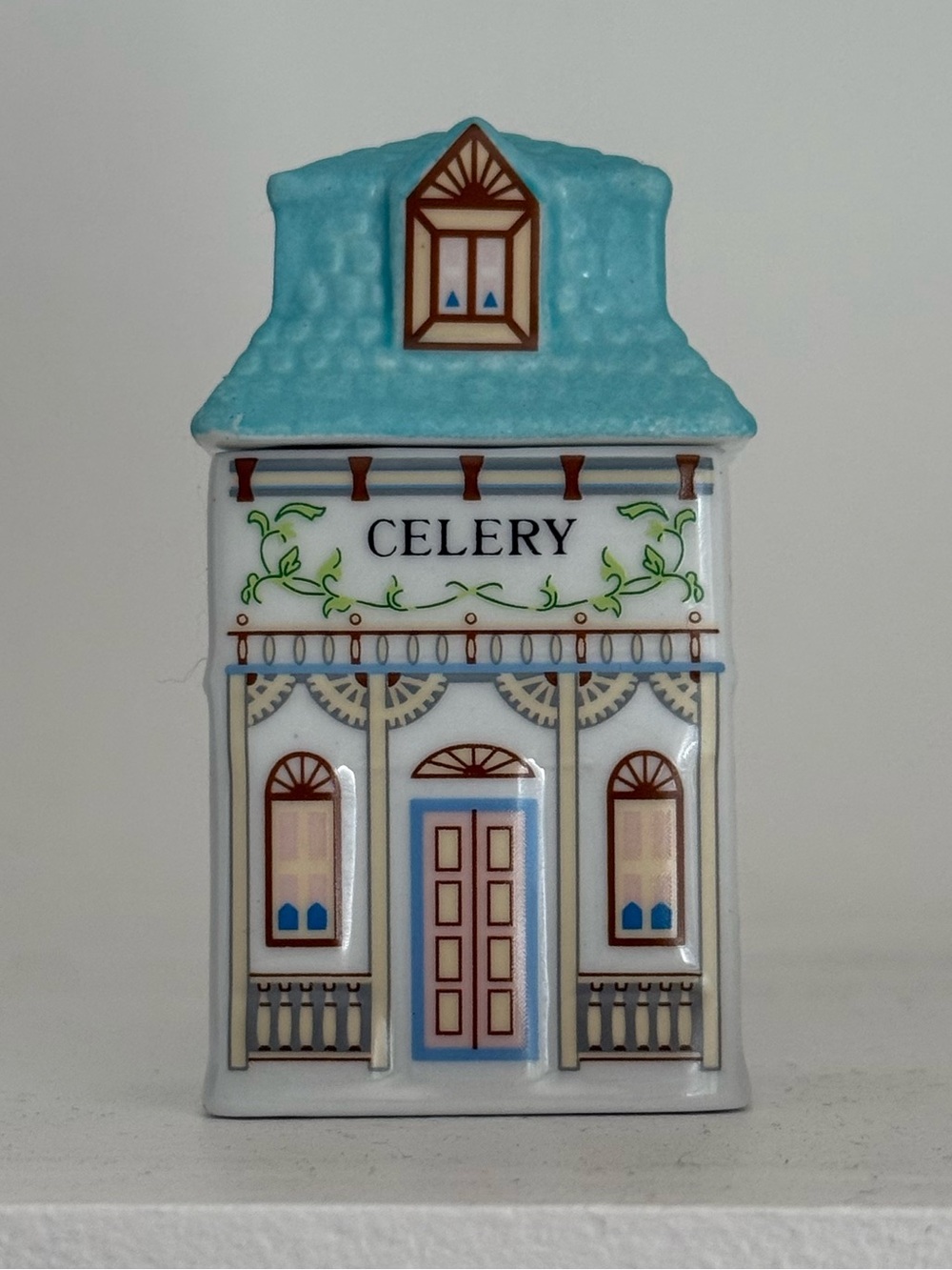 Lenox Spice Village Celery Jar Fine Porcelain Handcrafted W/ Lid 2025 Collection